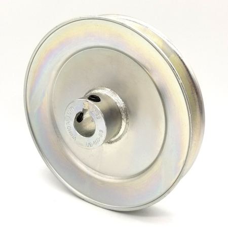 TERRE PRODUCTS V-Groove Drive Pulley - 5'' Dia. - 5/8'' Bore - Steel 250058